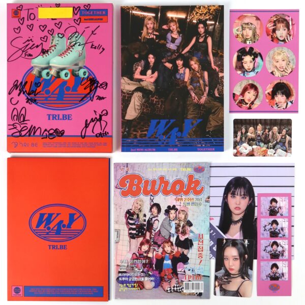 Tri.be - W.A.Y [Together Ver.] Signed Autographed CD Mini Album Promo 2023 Tribe