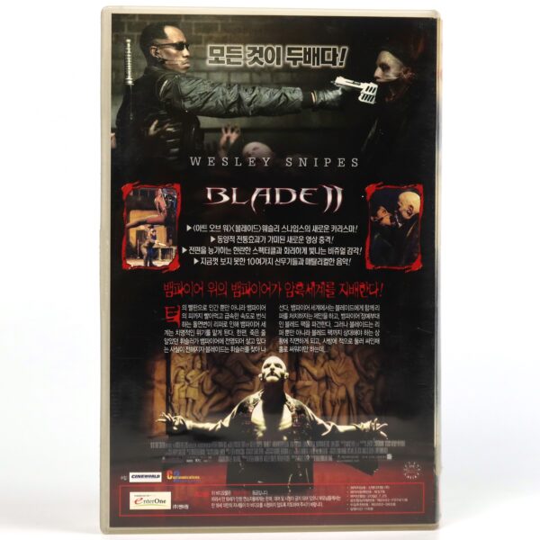 Blade II (2002) Korean VHS Rental [NTSC] Korea Horror Vampire Wesley Snipes