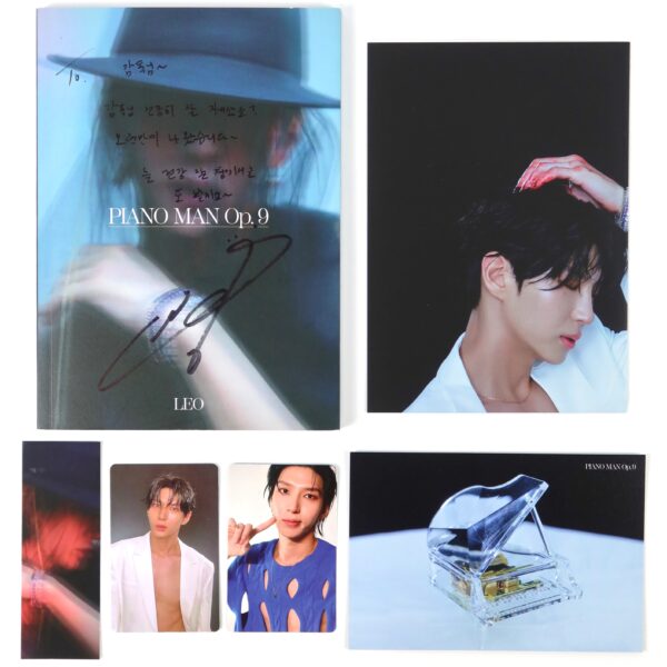 Leo - Piano Man Op. 9 Signed Autographed CD Album Promo Vixx 2022 [no disc]