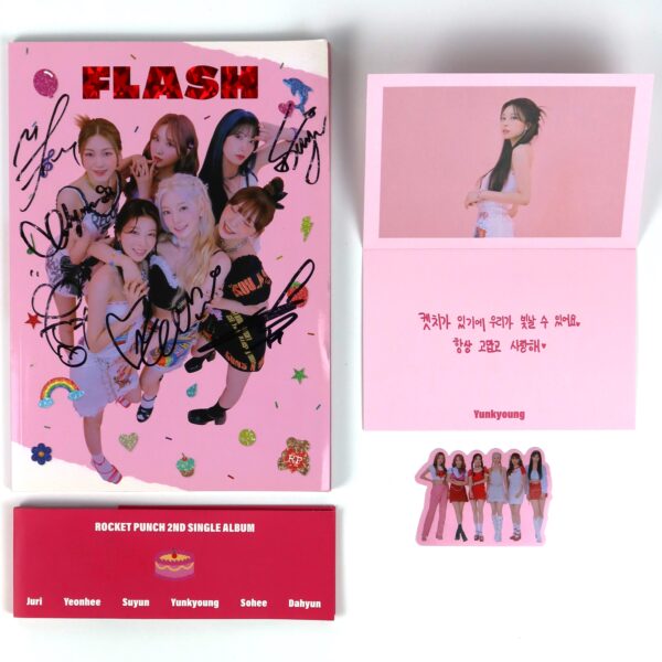 Rocket Punch - Flash Signed Autographed CD Album Promo K-Pop 2022