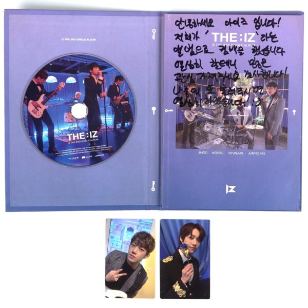 IZ - The:Iz Signed + Message 3rd Single Album Promo CD K-Pop Rock 2020