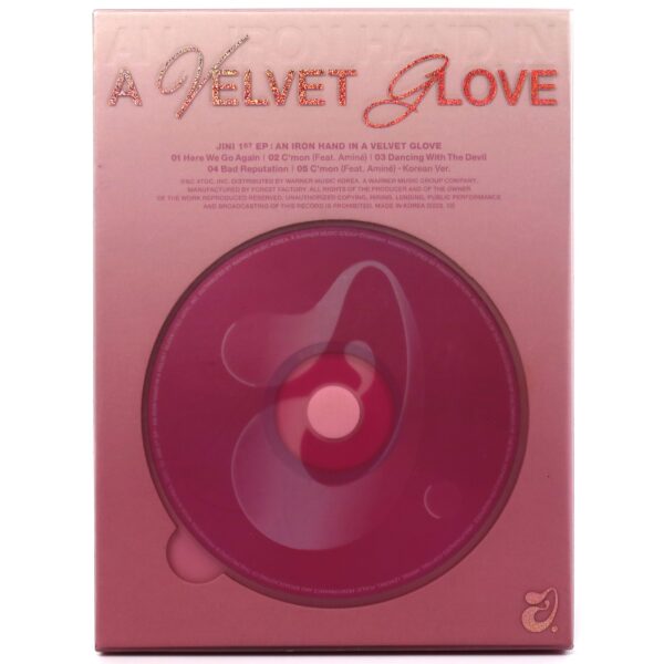 Jini - An Iron Hand In A Velvet Glove Signed + Message Promo CD Album Nmixx 2023