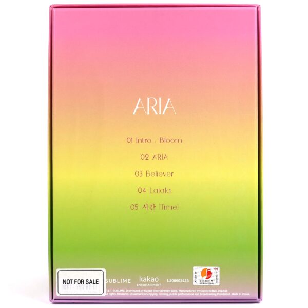 Yerin - Aria [Day Ver.] Signed Autographed Mini Album CD Promo GFriend 2022