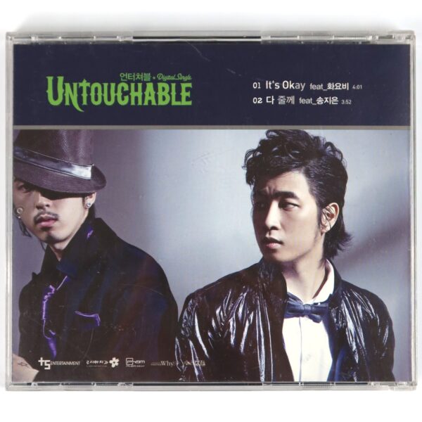 Untouchable - It's Okay Signed Autographed CD Single K-Rap Korean Hip Hop 2009