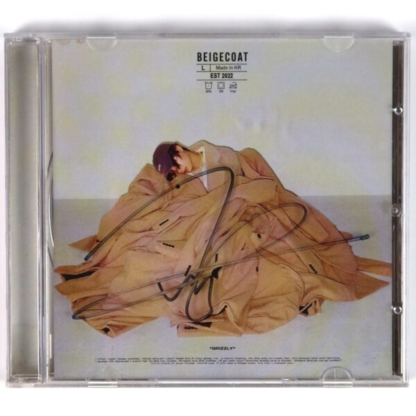Grizzly - Beigecoat Signed Autographed CD Album Promo K-Pop 2022