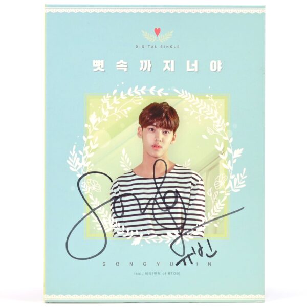 Song Yuvin - You Are The Only One (ft. BtoB's Huta) Signed CD Single Album 2016