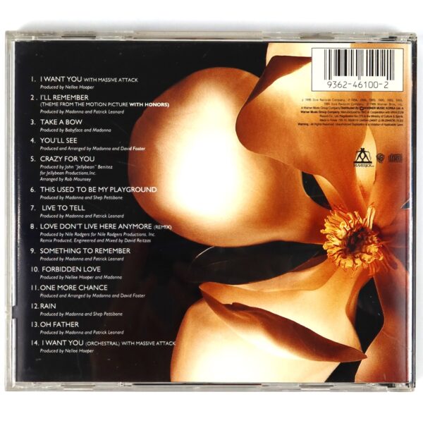 Madonna - Something To Remember Korean CD Album Korea
