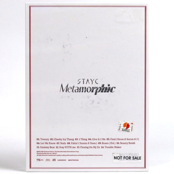 Stayc - Metamorphic Signed Autographed CD Album Promo 2024 K-Pop