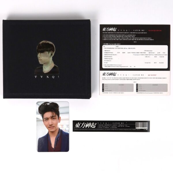 TVXQ - Catch Me Album CD Changmin Photocard Promo Dong Bang Shin Ki Tohoshinki