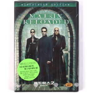 The Matrix Reloaded (2003) Korean DVD Sealed Warner Korea Hype Sticker