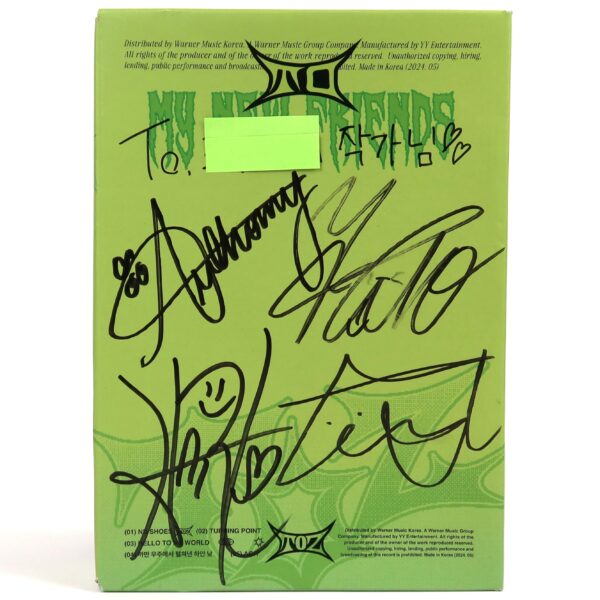 ToZ - To My New Friends Signed Autographed Mini Album Promo CD 2024 K-Pop