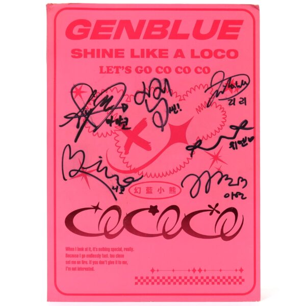 Genblue - Cococo Signed Autographed Single Album CD Promo 2024 K-Pop [read]