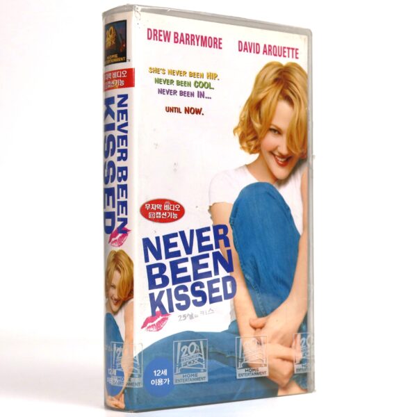 Never Been Kissed (1999) Korean Sealed VHS [NTSC] Korea Watermark Drew Barrymore