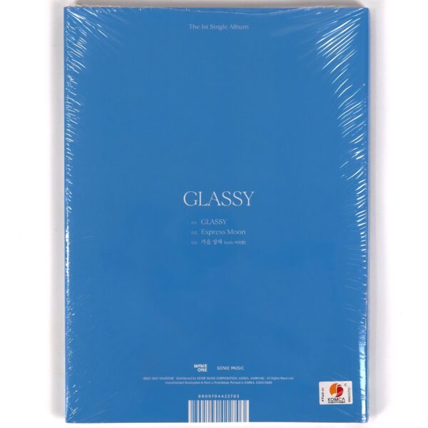 Jo Yuri - Glassy Single Album CD Factory Sealed K-Pop 2021 Izone IZ*ONE