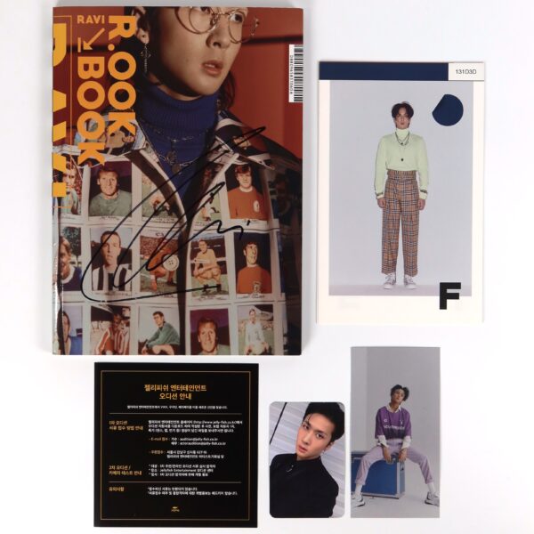 Ravi - R.ook Book Signed Autographed Promo CD Mini Album 2019 Vixx