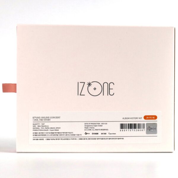 IMG_7664 IZ*ONE Online Concert One, The Story MD Album History Kit Jo Yu Ri Izone Yuri
