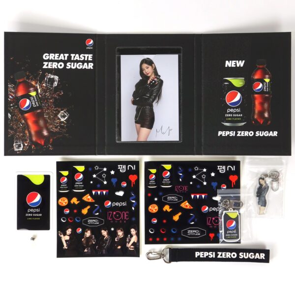 IZ*ONE Pepsi Zero Sugar Photo Holder Set Goods Minju Ver. Complete