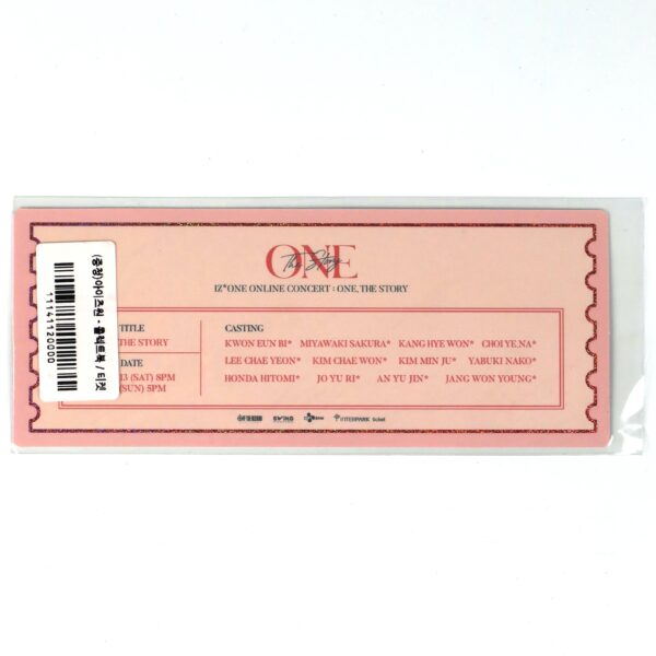 IZ*ONE Online Concert One, The Story MD Ticket Izone