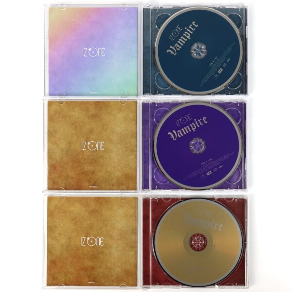 IZ*ONE - Vampire CD + DVD Album 4 Versions + 8 Photocards Lot Izone Yuri