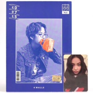 f(x) - 4 Walls CD Album Amber Version + Victoria PC FX K-Pop 2015