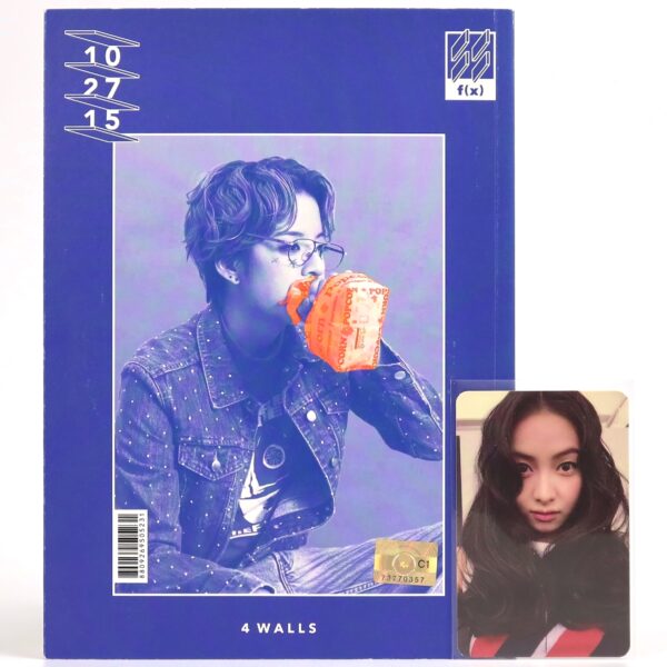 f(x) - 4 Walls CD Album Amber Version + Victoria PC FX K-Pop 2015