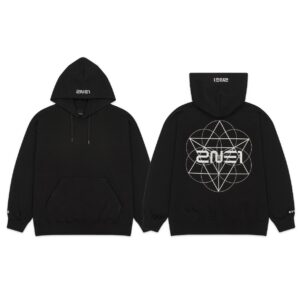 2NE1 Welcomeback 2024 Symbol Hoodie Black L