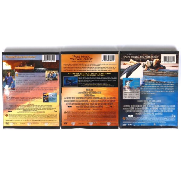 Free Willy 1 & 2 Korean Factory Sealed DVD Snapper Set of 3 Korea