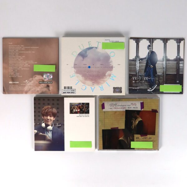 [BUNDLE DEAL] K-Pop Male Ballad Singles & Albums 5 CD Bargain Pack