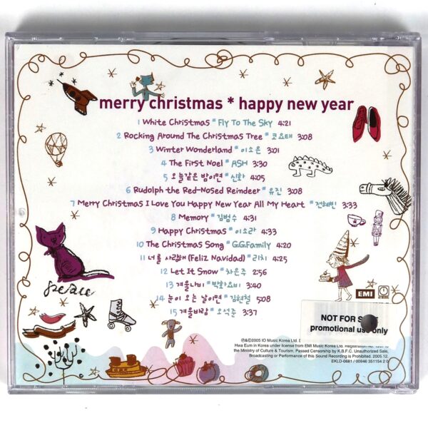 Merry Christmas Happy New Year Early K-Pop Sampler CD Album Shinhwa Koyote