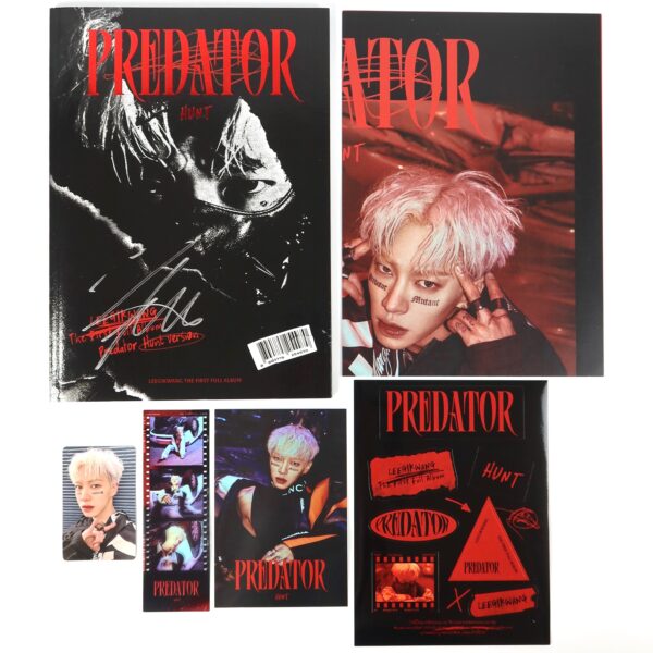 Lee Gi Kwang - Predator [Hunt Ver.] Album Signed Autographed Promo CD Beast 2023