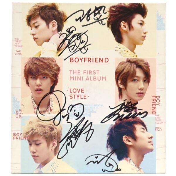 Boyfriend - Love Style Signed Autographed CD Mini Album 2012 K-Pop