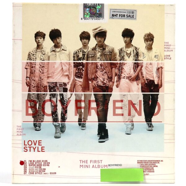 Boyfriend - Love Style Signed Autographed CD Mini Album 2012 K-Pop