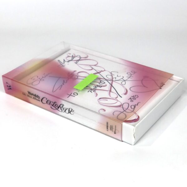 Weeekly - Colorise [Palette Ver.] Signed Autographed Promo CD Album K-Pop 2023