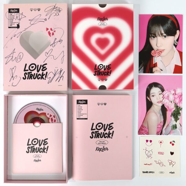 Kep1er - Love Struck! First Blush Ver. Signed Autographed CD Album Promo Kepler