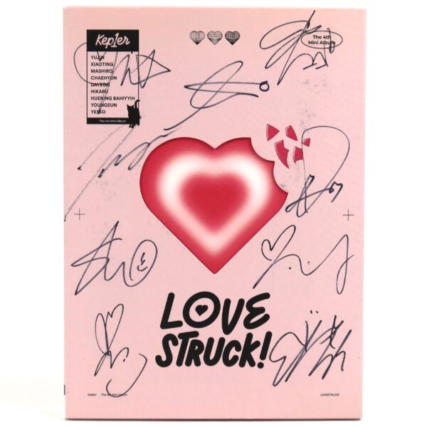 Kep1er - Love Struck! First Blush Ver. Signed Autographed CD Album Promo Kepler