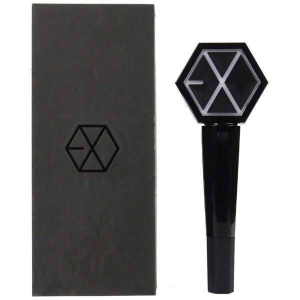 IMG_8126 Exo Official Light Stick Black Complete Set in Box Lightstick Ver. 1