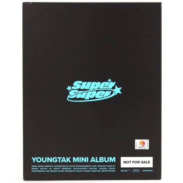 Youngtak - Super Super Signed Autographed CD Album Promo K-Pop 2024 Young Tak