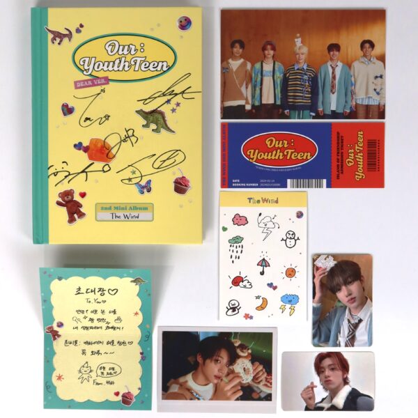 The Wind - Our: YouthTeen Signed Autographed CD Single Album Promo 2024