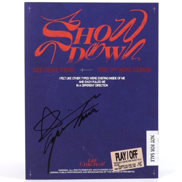 Lee Chae Yeon - Showdown [Play Ver.] 3rd Mini Album Promo CD IZ*ONE Chaeyeon