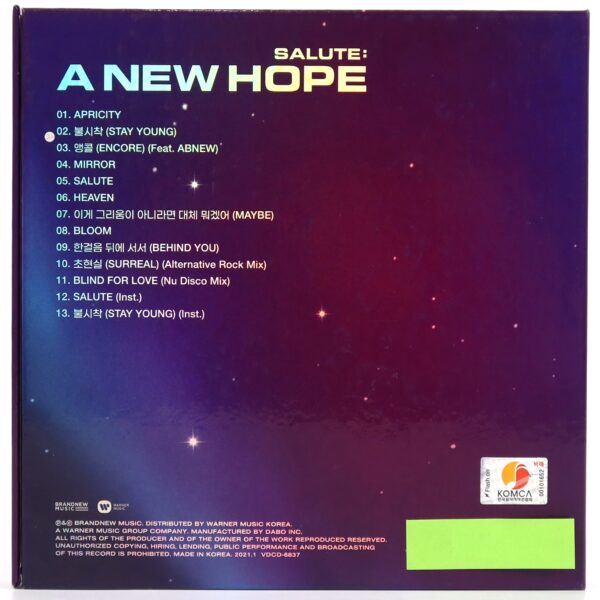 AB6IX - Salute: A New Hope Signed Autographed Album CD Promo 2021 K-Pop
