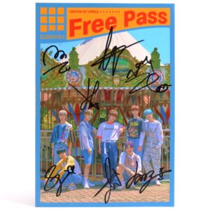 Drippin - Free Pass [A Ver.] Signed Autographed CD Single Album Promo K-Pop 2021