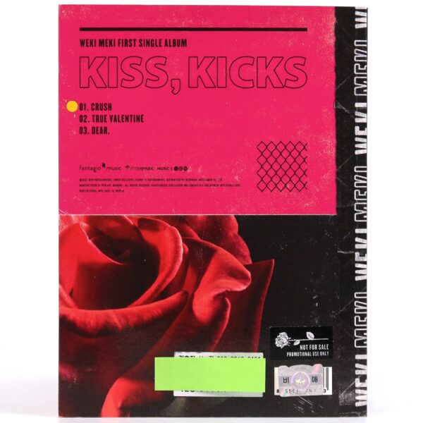 Weki Meki - Kiss, Kicks [Kiss Ver.] Signed Autographed CD Album Promo 2018 K-Pop