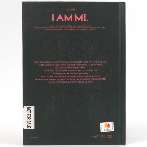 Weki Meki - I Am Me Signed Autographed + Message CD Album Promo K-Pop 2021