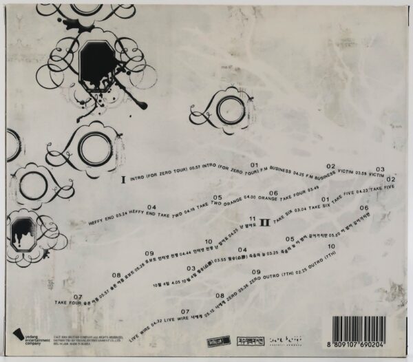 Seo Taiji - Live Tour Zero 04 Album CD K-Rock Korea Metal 2004 Tai Ji