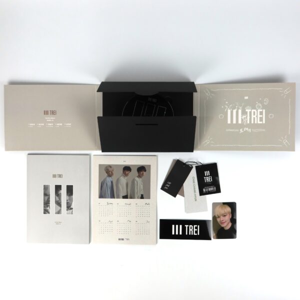 Trei - Born Signed Autographed Promo 1st Mini Album CD 2019 K-Pop