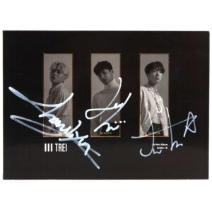 Trei - Born Signed Autographed Promo 1st Mini Album CD 2019 K-Pop