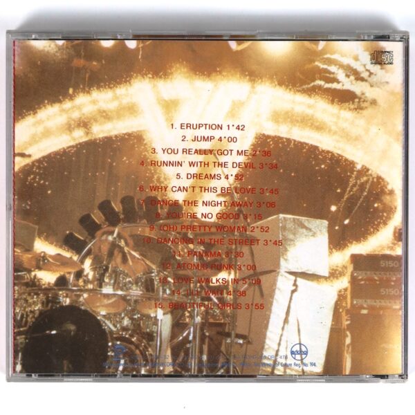Van Halen - The Best Korean CD Compilation Album Korea Misprint