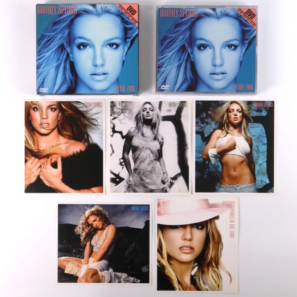 Britney Spears - In The Zone DVD + CD + 5 Photo Cards Set Korean