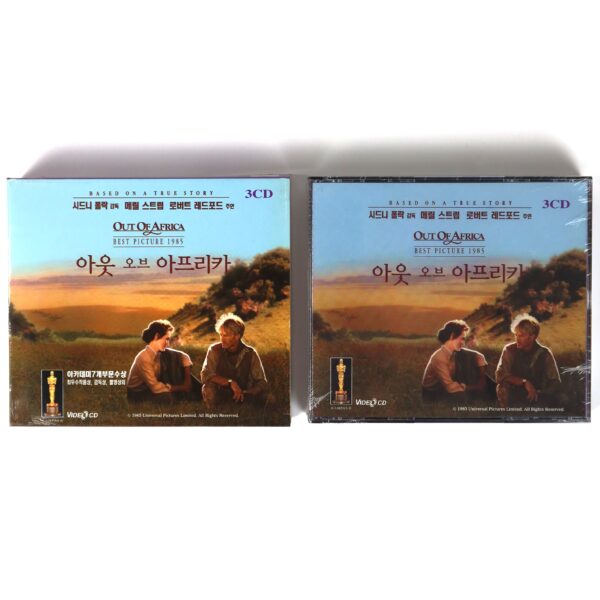 Out of Africa (1985) Korean Sealed VCD Video CD Korea Fatbox 3-Disc