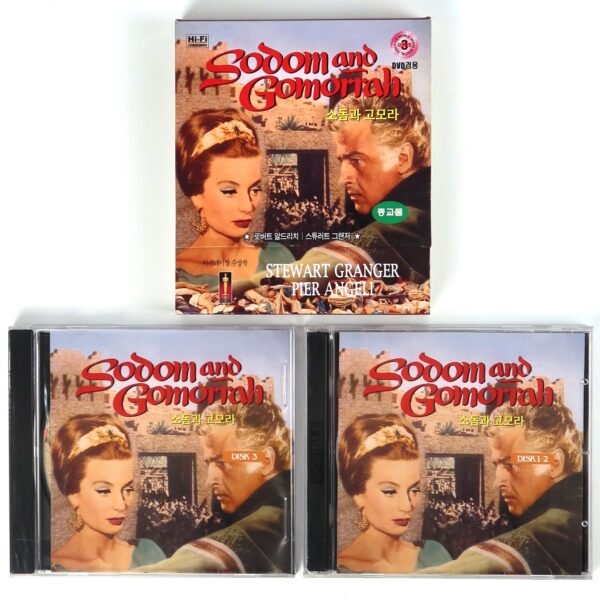 Sodom and Gomorrah (1962) Korean Sealed VCD Video CD Korea 3-Disc